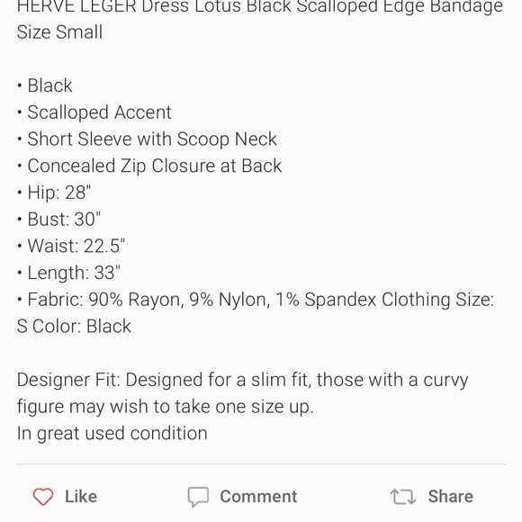 Herve Leger Lotus Cold Shoulder Scallop Hem Bandage Dress - Picture 14 of 14